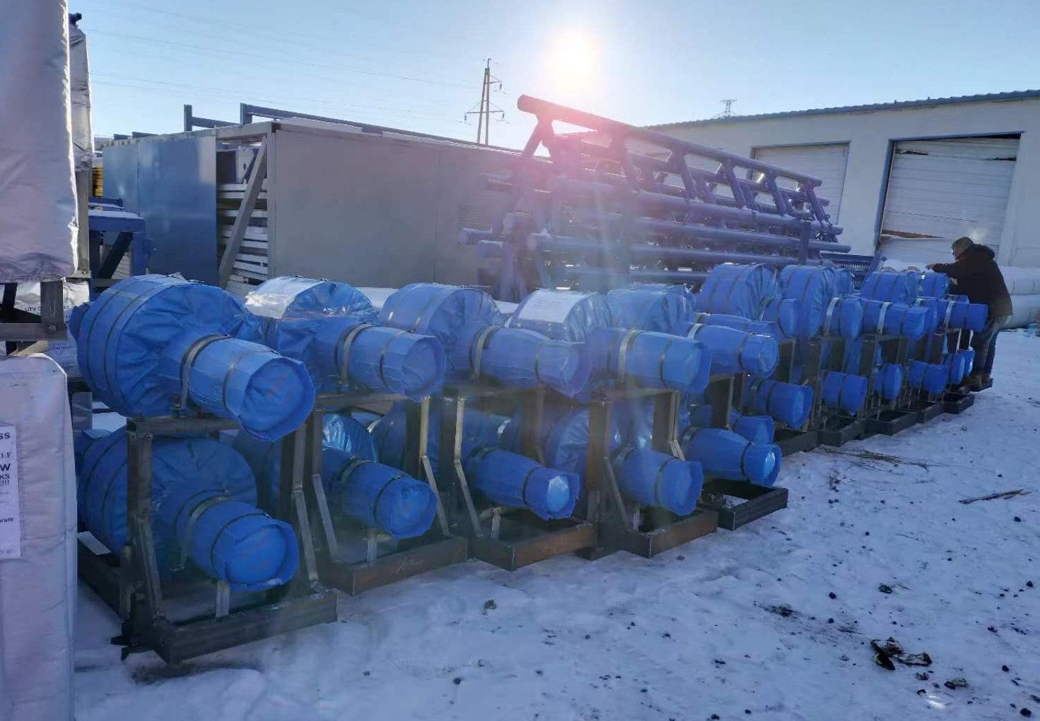 تم إرسال لفات SGPⅡ إلى ساحة تخزين Manzhouli