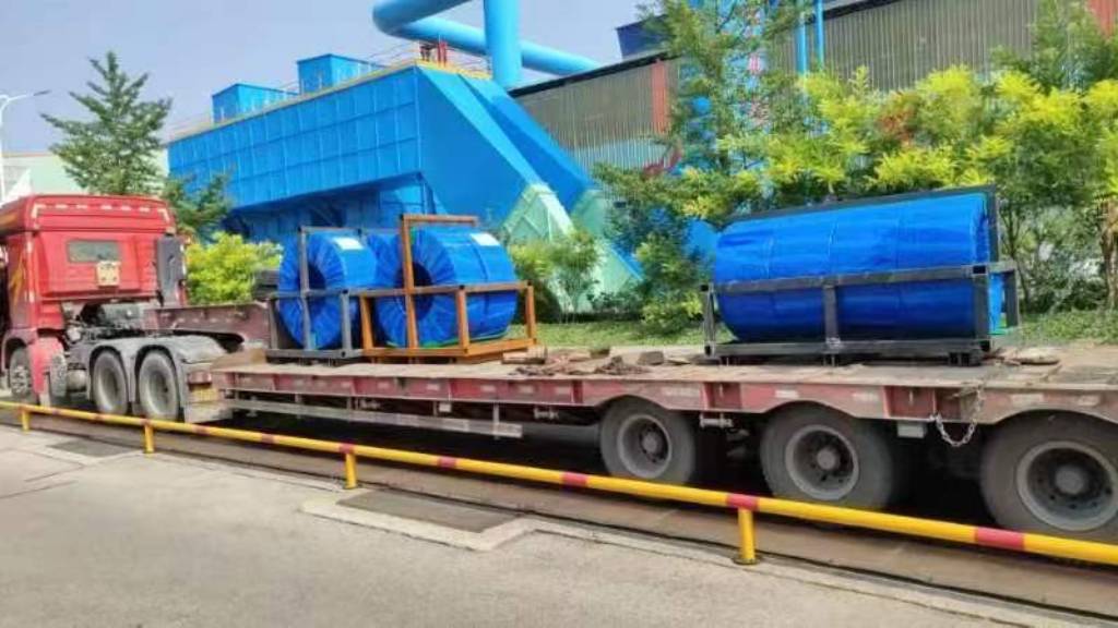 تسليم حلقات لفة الحديد الزهر وجاهزة للشحن