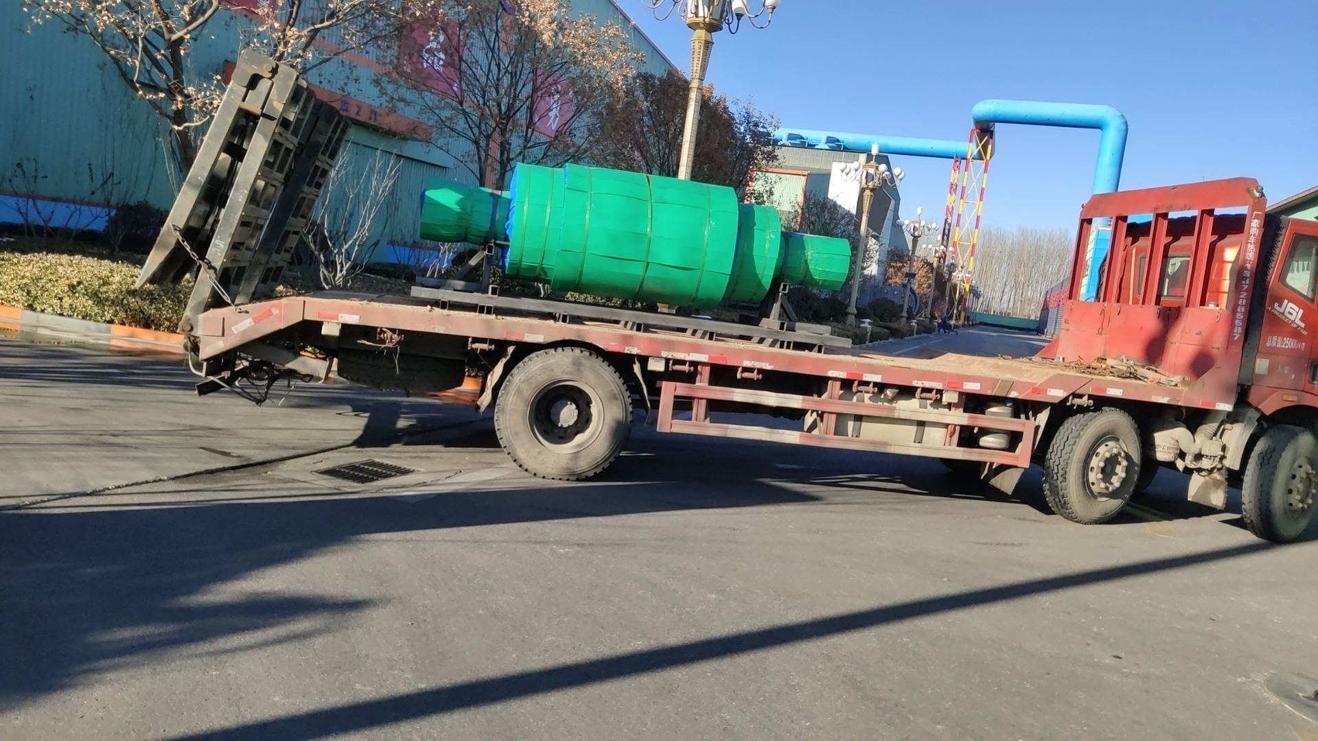 1109 * 2300 إنتاج لفائف الصلب المصبوب من الجرافيت